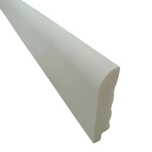 rodapé poliestireno 7cm (altura) boleado marca arquitech - 2,4m (comprimento)