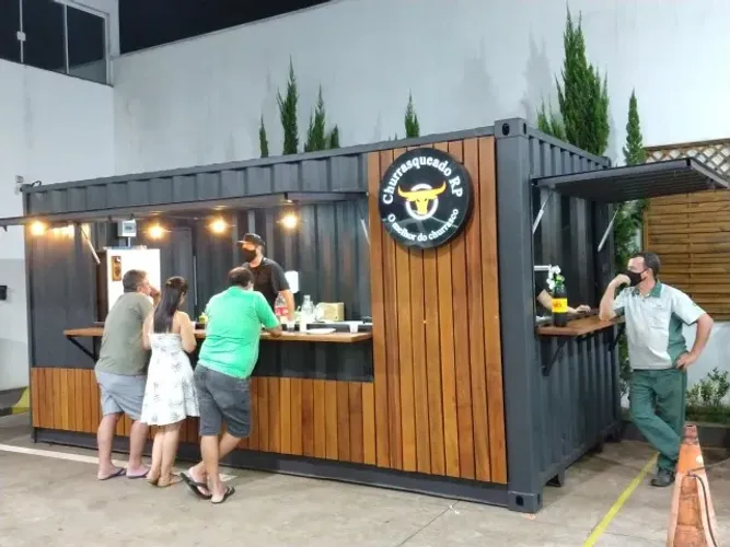 Container lanchonete 6 metros 20 pés HC