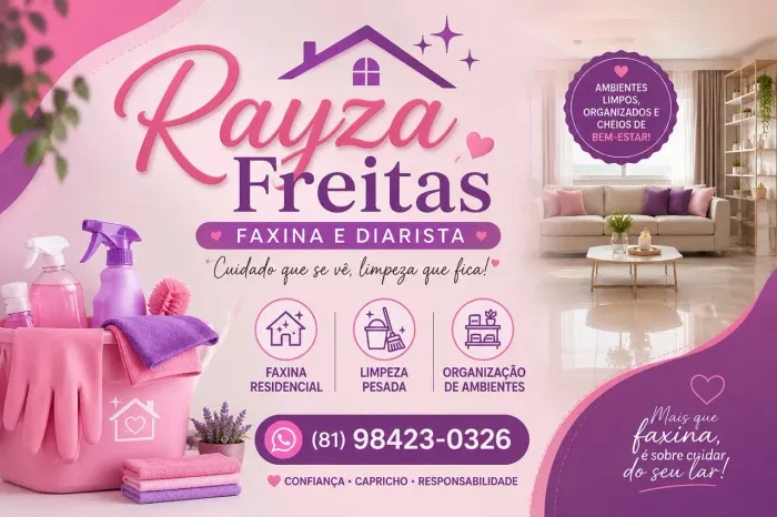 DIARISTA E FAXINEIRA