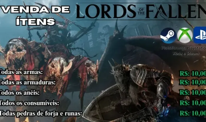 Ítens em Lords of the Fallen.