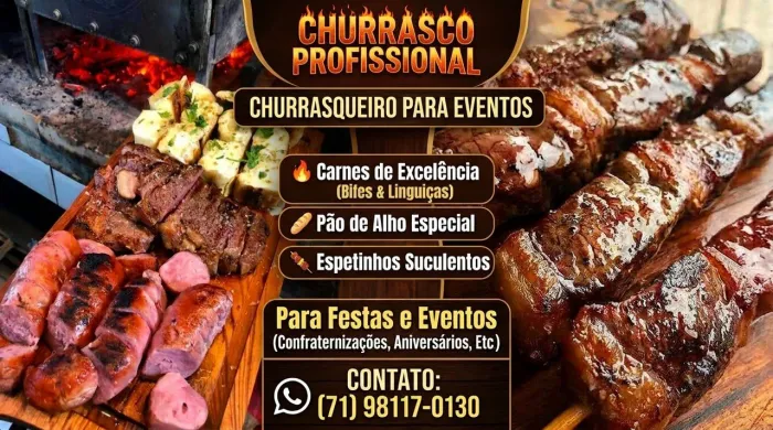 ? CHURRASCO PROFISSIONAL PARA O SEU EVENTO! ?