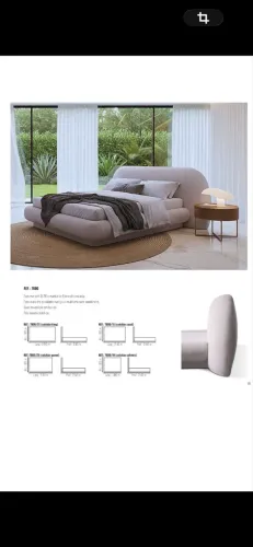 Cama estofada queen