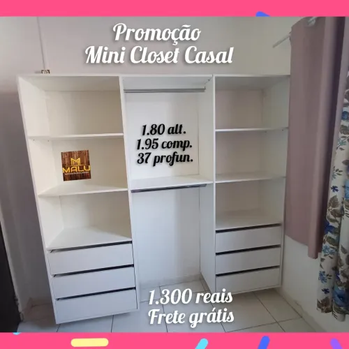 Mini closet casal