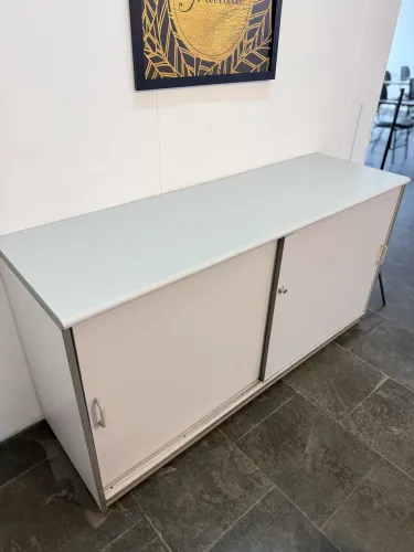 Armário Baixo para Escritório com Portas de Correr e Chave | Arquivo Corporativo