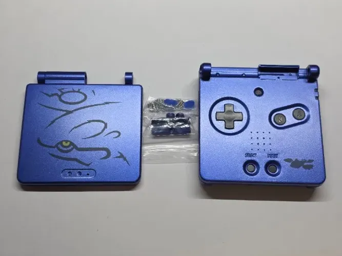 Carcaça Game Boy Advance GBA Edição Pokémon Sapphire