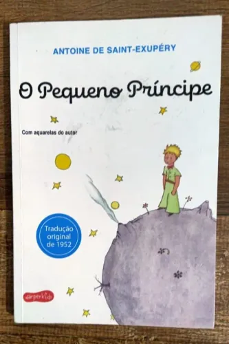 Livro - O Pequeno Príncipe - com Aquarela do Autor