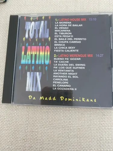 Cd Total Latino Mix 1996