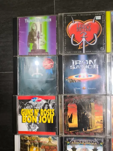 20 cds rock heavy metal + 2 dvds