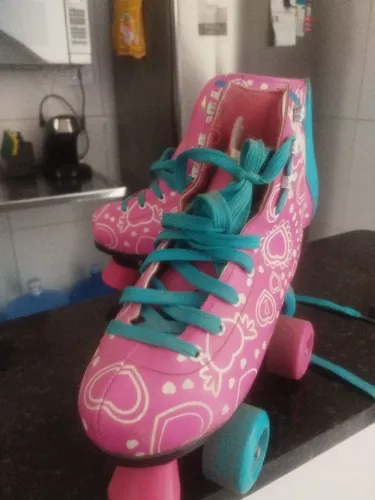 Patins rosa número 37