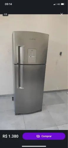 Geladeira Brastemp frost free inox , secadora de roupas midea 11,2kg
