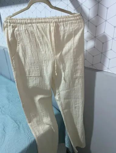 Calça de linho masculina G