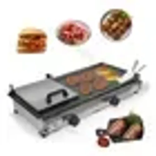 Chapa Lanche 60x30cm Com Prensa Á Gás - Inox Pratic Metal