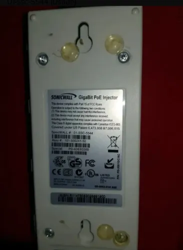 PoE Power Injector SonicWall Gigabit - Mod. 01-SSC-5544 - Original