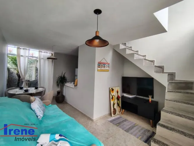 Sobrado com 2 dormitórios para alugar, 46 m² por R$ 1.800,00/mês - Cibratel II - Itanhaém/