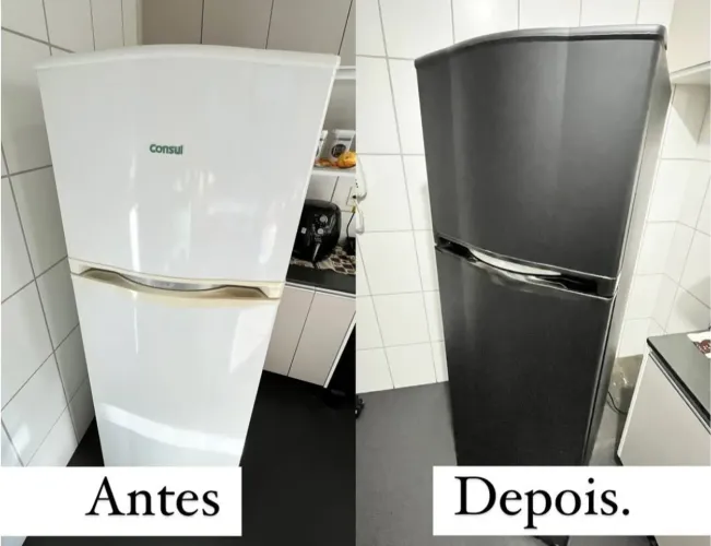 Envelopamento de geladeira