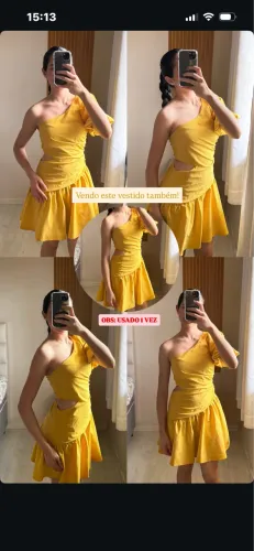 Vendo vestido usado uma vez!