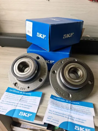 Rolamentos traseiros e cubo SKF compatíveis com VW (Gol, Voyage...)