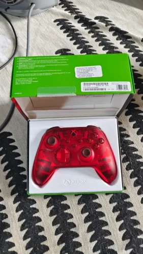 Controle xbox series X Series S edição PULSE CIPHER red vermelho praticamente novo