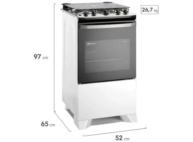 Fogão Electrolux 4 Bocas Efficient - Excelente Estado