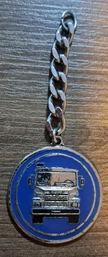 CHAVEIRO ANTIGO SCANIA ORIGINAL EM METAL - COLECIONÁVEL VINTAGE<br>