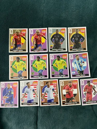 Figurinhas extra sticker panini