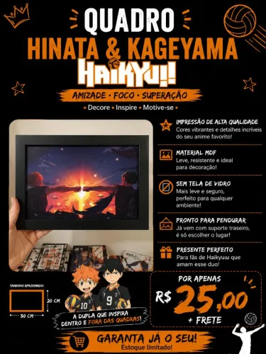 Quadro haikyuu