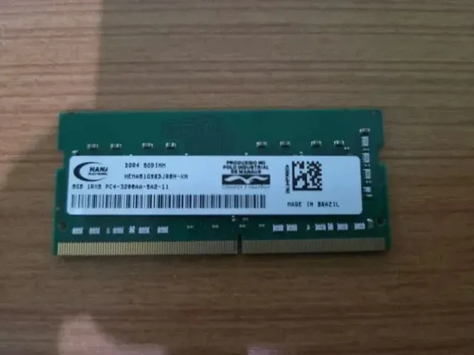 Memória Ram - 8gb DDR4 3200mhz - P/ Notebook - Usada.