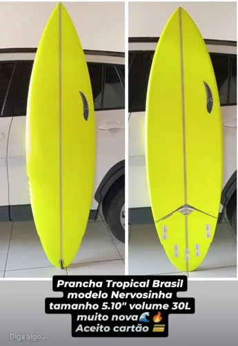 Prancha de surf Tropical Brasil modelo Nervosinha