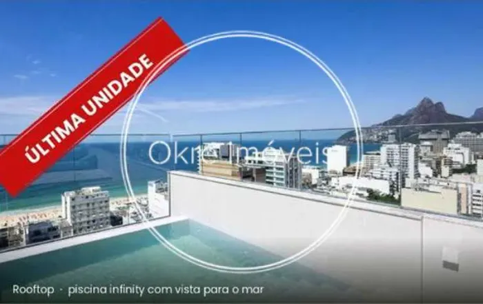 Studio com 58 m² em Ipanema