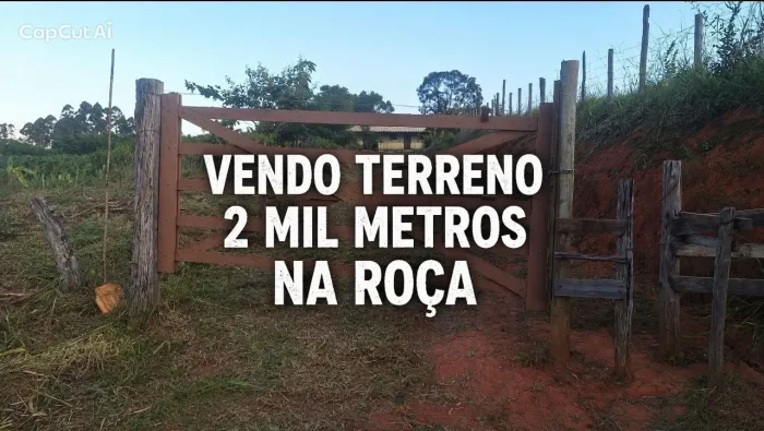 Vendo terreno na roça 2mil metros