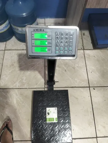 Balança plataforma 200kg completa 