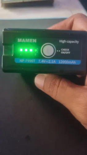Bateria portatil Funciona na câmera da Sony