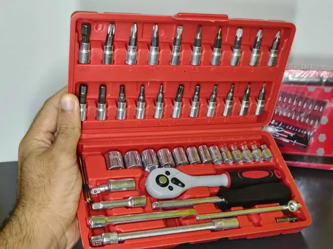 Kit Ferramentas 46 Peças (Novo a Pronta Entrega)