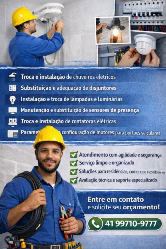 Eletricista serviços curitiba 