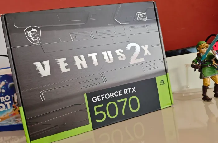 RTX 5070 MSI edição Overclock 12gb