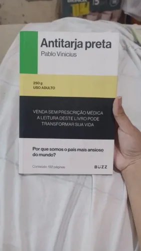 Livro: Antitarja preta / Por que somos o país mais ansioso do mundo?