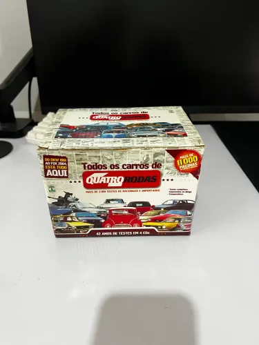 Box Raridade Quatro Rodas - Todos Os Carros (1961 A 2004) - 4 CDs