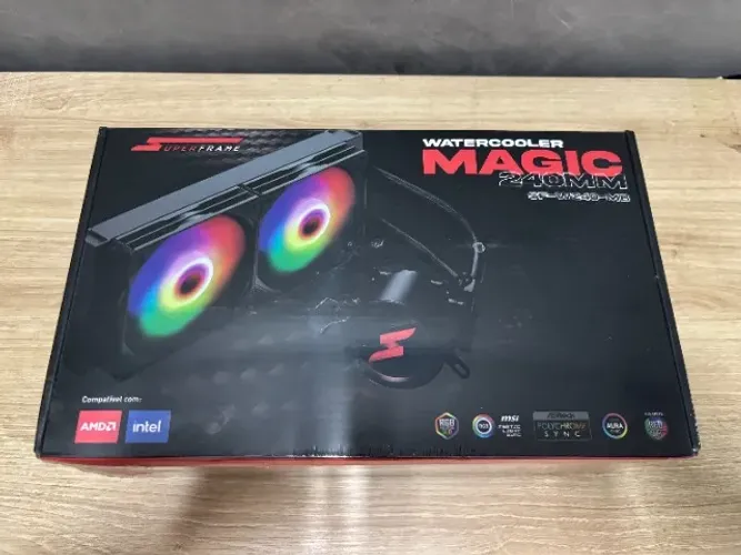 Water Cooler SuperFrame ISENGARD MAGIC,240mm,Bomba Infinit,Display LCD Customizável [NOVO]
