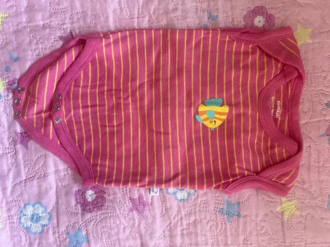 Body bebê tamanho P 100% algodão