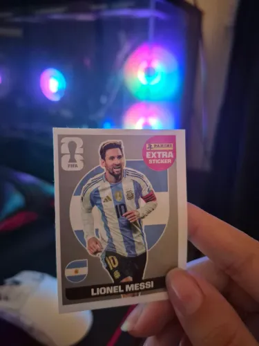 Figurinha Legend Prata Lionel Messi