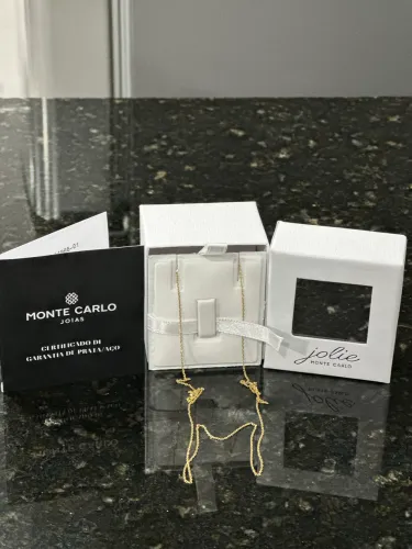 CORDÃO DE OURO 18k MONTE CARLO - NOVO 