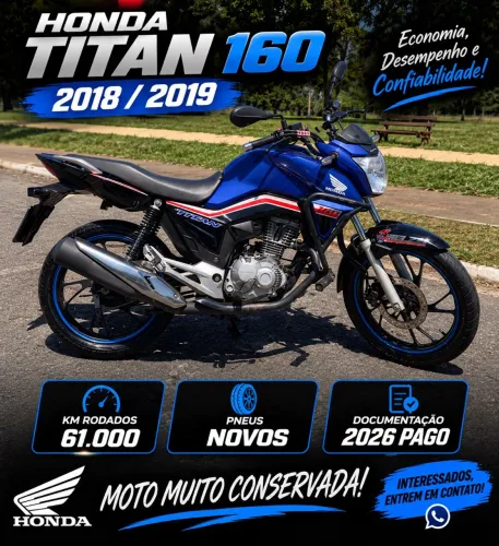Honda CG 160 Titan Flexone/ed.especial 40 Anos 2018