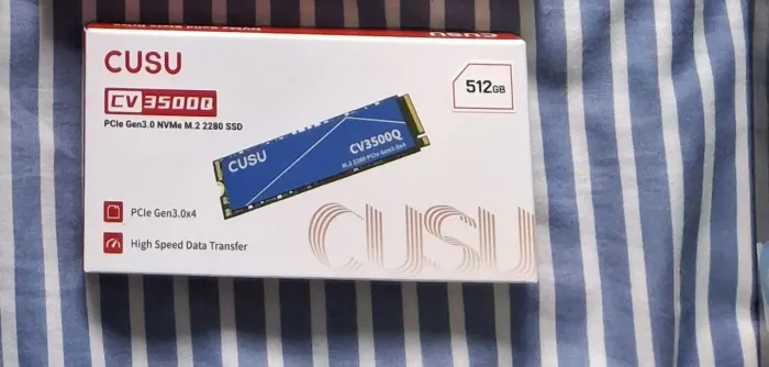 NVME PCI 3.0 512 GB