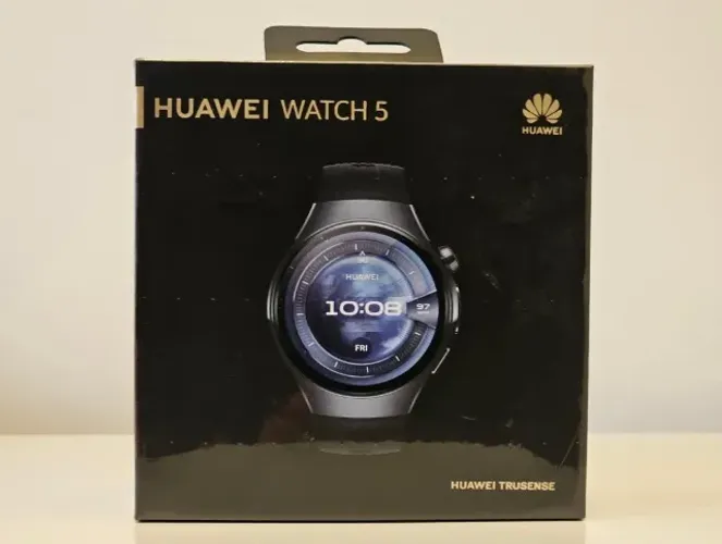 Smartwatch Huawei Watch 5 46mm Preto - eSIM, Tecnologia X-TAP (iOS/Android)