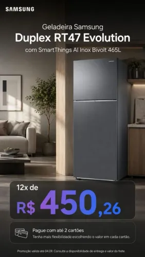 GELADEIRA SAMSUNG DUPLEX RT47 EVOLUTION