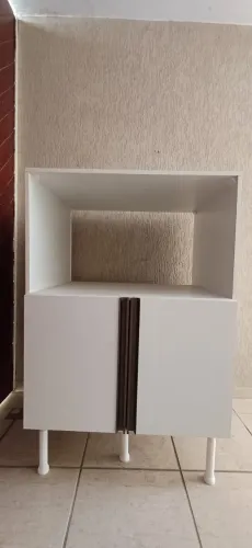 Armário para micro-ondas e forno elétrico
