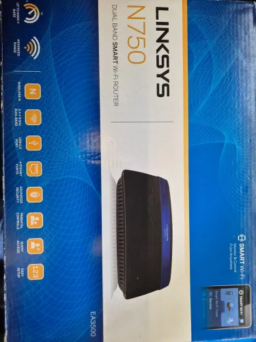 Roteador Linksys N750 Dual-Band Smart Wi-Fi EA3500 - Gigabit & USB
