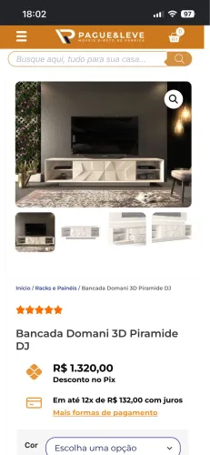 Vendo bancada Domani nova