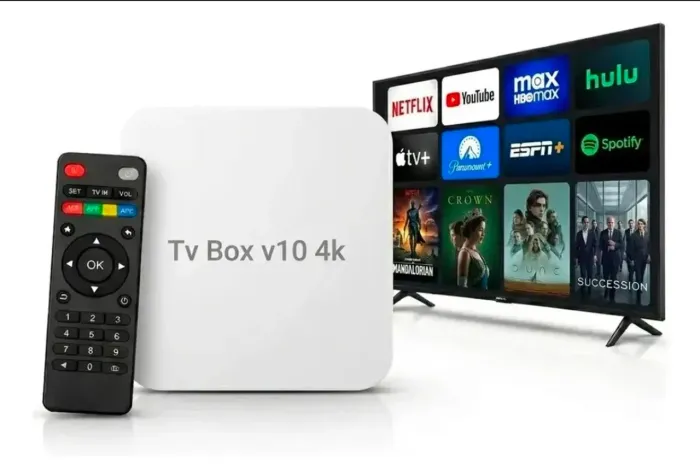 TV Box Uni V10 4k versão 2026 Branco Lançamento 
