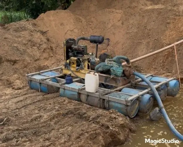 Vendo Draga de 4 polegadas.